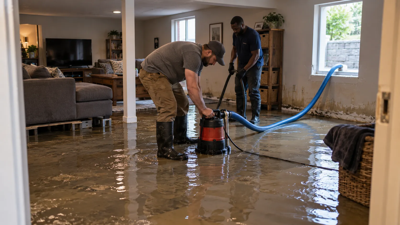 Flooded Basement Cleanup in Cincinnati, OH